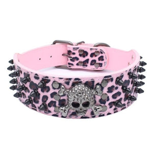 Skull and Spiked Dog Collar